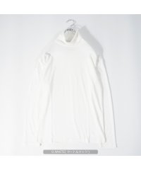 1111clothing/モックネック メンズ タートルネック レディース 重ね着用 インナー ◆スムース モックネック & タートルネック◆ ハイネック カットソー 白 黒 グレー ボ/504400447