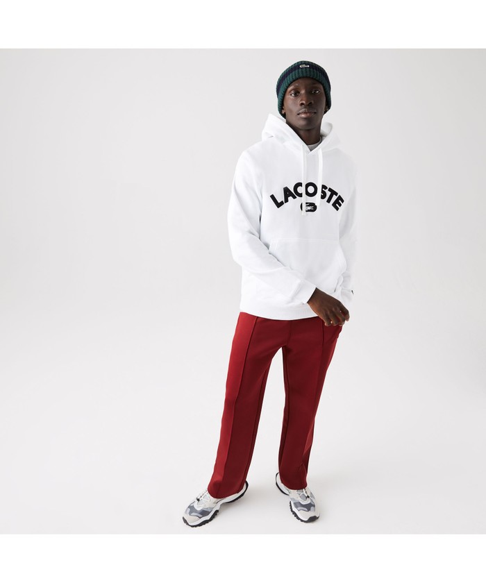 ★LACOSTE★ロゴ プリント フード スウェットシャツ セール】ラコステ LACOSTE ロゴプリントフードスウェットシャツ