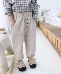 aimoha/aimoha－KIDS－ 新作 韓国子供服 ボタン付きテーパードパンツ 韓国ファッション/504401945