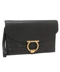 FERRAGAMO/フェラガモ クラッチバッグ ガンチーニ ブラック レディース FERRAGAMO 21I314 735218/504403960