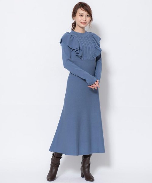 セール 30 Off 肩フリルニットワンピース アンドクチュール And Couture D Fashion