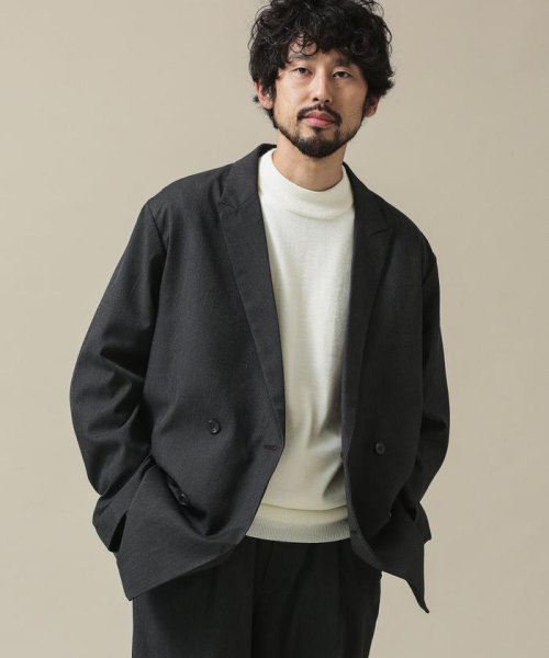 セール ブレンドカラールーズダブルジャケット セットアップ対応 ナノ ユニバース Nano Universe D Fashion