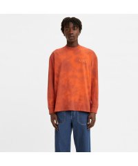 Levi's/OVERSIZED MOCK LS Tシャツ CLOUD DYE ORANGEADE/504410924