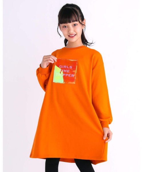 セール オーロラ パッチ ファスナー 2way ワンピース 130 160cm ジディー Ziddy D Fashion