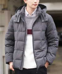 a.v.v (MEN)/【軽撥水/ストレッチ/フード取り外し】デタッチャブルフードストレッチダウンブルゾン[WEB限定サイズ]/504288736