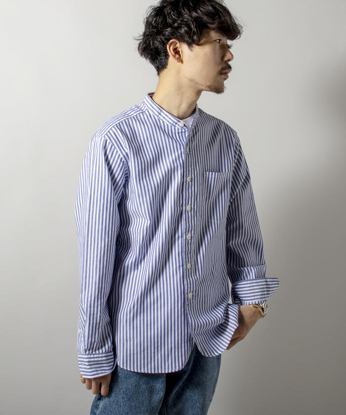 クーポン】【セール 40%OFF】ハーフプラケット バンドカラー
