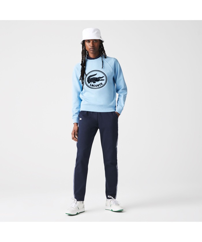 ラコステ⭐︎フロッキークロックプリントスウェットシャツ セール 30%OFF】ラコステ LACOSTE フロッキークロックプリント