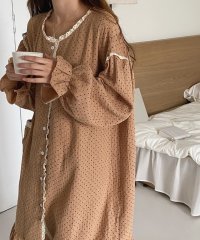 aimoha/アイモハ aimoha コットン前開きルームワンピース ルームウェア パジャマ ルームワンピース/504417482