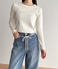 CANAL JEAN/harmonie －OrganicCotton－(アルモニ オーガニックコットン)フライス2重ネックロングスリーブ/504417628