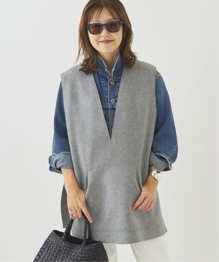 追加》WO オーバーベスト3◇(504417942) | プラージュ(Plage) - d fashion 【はこぽす対応商品】 WOオーバーベスト お値引き 新品 Plage ベスト/ジレ