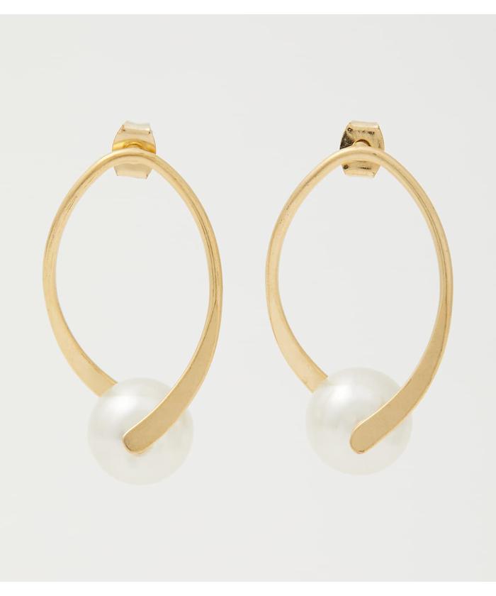 WRAPPED 買物 PEARL EARRINGS 【超安い】 AZUL BY アズールバイマウジー MOUSSY