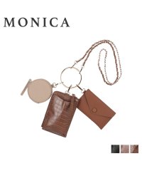 MONICA/ モニカ MONICA 3連ポーチ バック ポーチ レディース 斜めがけ 小さめ POUCH ブラック グレージュ キャメル MONI－1025/504406551