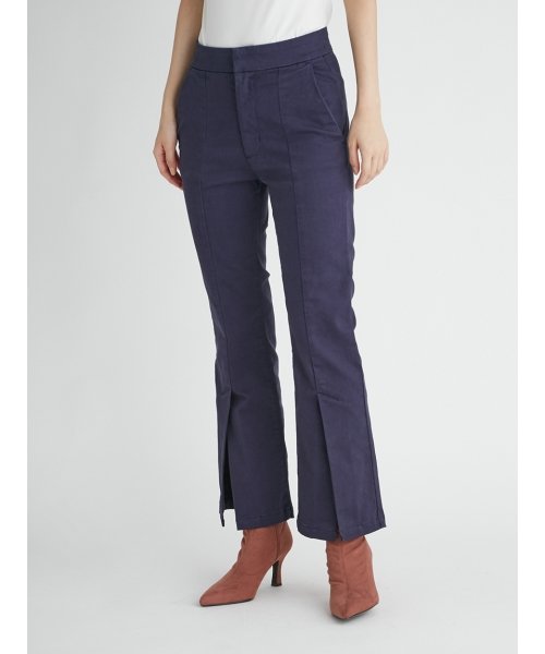 センターベンツストレッチデニムパンツ