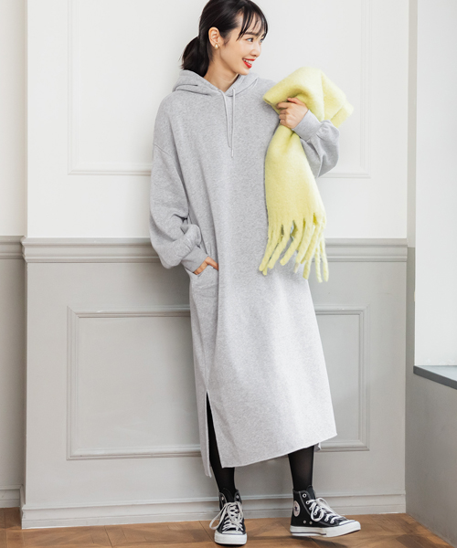 軽量パーカーワンピース(504381760) | コカ(coca) - d fashion
