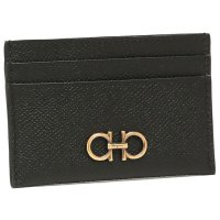 FERRAGAMO/フェラガモ FERRAGAMO カードケース ガンチーニ ブラック レディース FERRAGAMO 220007 0742164 NERO/504422435