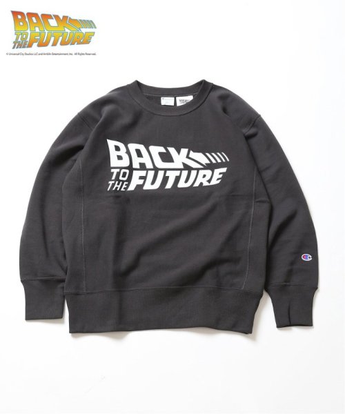 【CHAMPION×BACK TO THE FUTURE】別注リバースウィーブ スウェット