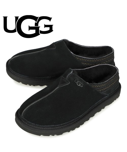 Ugg アグ サンダル スリッポン メンズ ニューマン Neuman ブラック 黒 アグ Ugg D Fashion