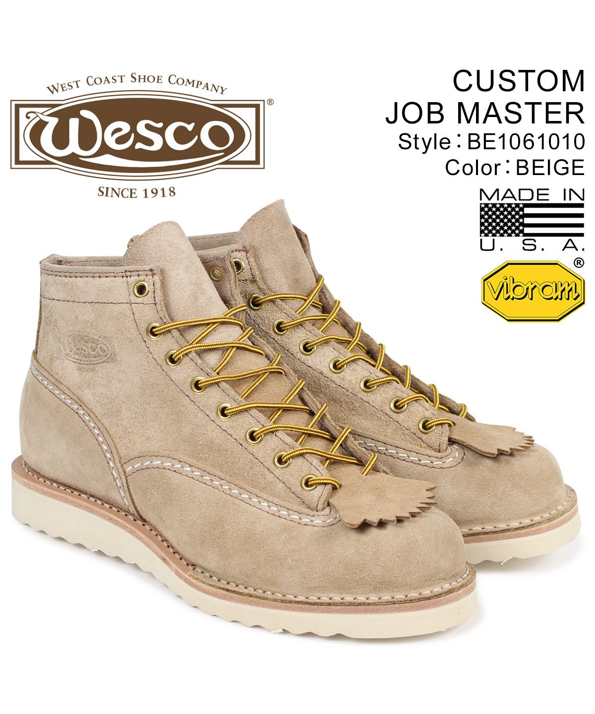 ウエスコ WESCO ウエスコ WESCO ジョブマスター ブーツ 6インチ ウエスコ WESCO ウエスコ WESCO ジョブマスター ブーツ 6インチ