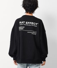RAT EFFECT/裏起毛バックロゴトレーナー/504424568