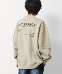 RAT EFFECT/裏起毛バックロゴトレーナー/504424568