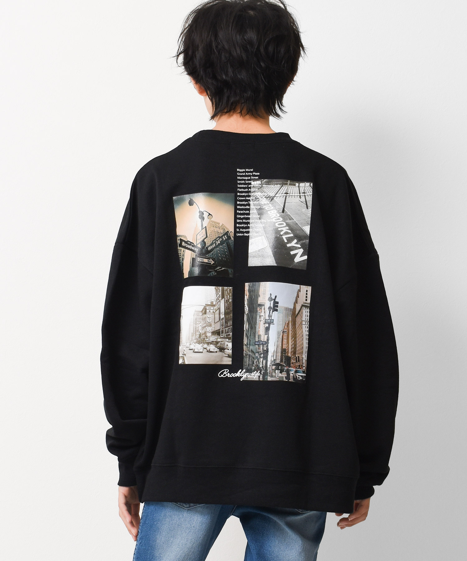 セール】ラット エフェクト RAT EFFECT 裏起毛フォトプリント