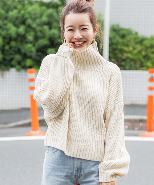 セール 63 Off ゆるシルエットタートルニット コカ Coca D Fashion