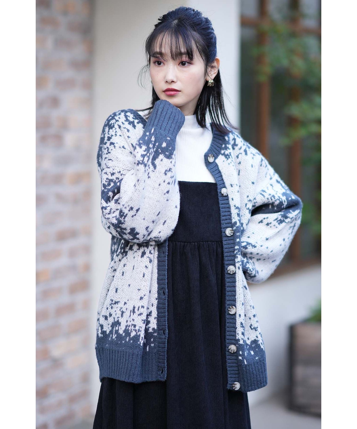 ✨パープル2点セット✨グラデーションワンピース＆カーディガン✨ ✨パープル2点セット✨グラデーションワンピース＆カーディガン✨