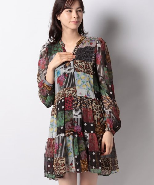 セール ワンピース長袖 Kora デシグアル Desigual D Fashion