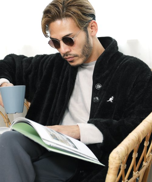 KANGOL(カンゴール)着る毛布 / コート アウター ルームウエア ロングカーディガン ボア メンズ ブランド 男女兼用 レディース カップル ペア