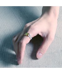 MAISON mou/【YArKA/ヤーカ】silver925 flat face&chain ring[ffac]/フラット＋チェーンリング シルバー925 /503051838