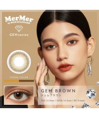 MORECONTACT/カラコン メルメル バイ リッチスタンダード ジェムシリーズ ワンデー【1箱10枚入】度あり 度なし 14.0mm MIKI MerMer GEM series/504434791
