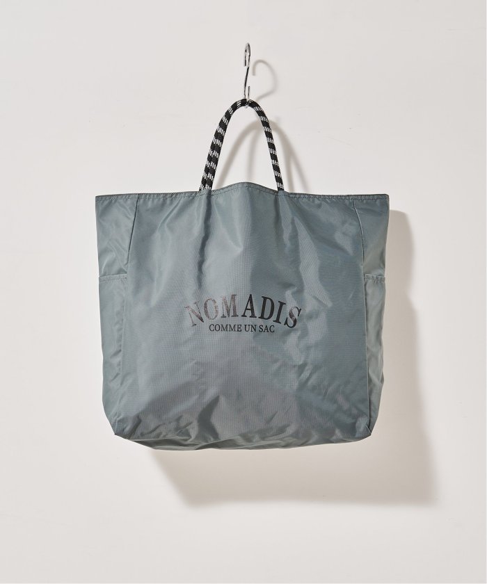 即日発送!<NOMADIS>SAC ロゴ リバーシブル トートバッグ L