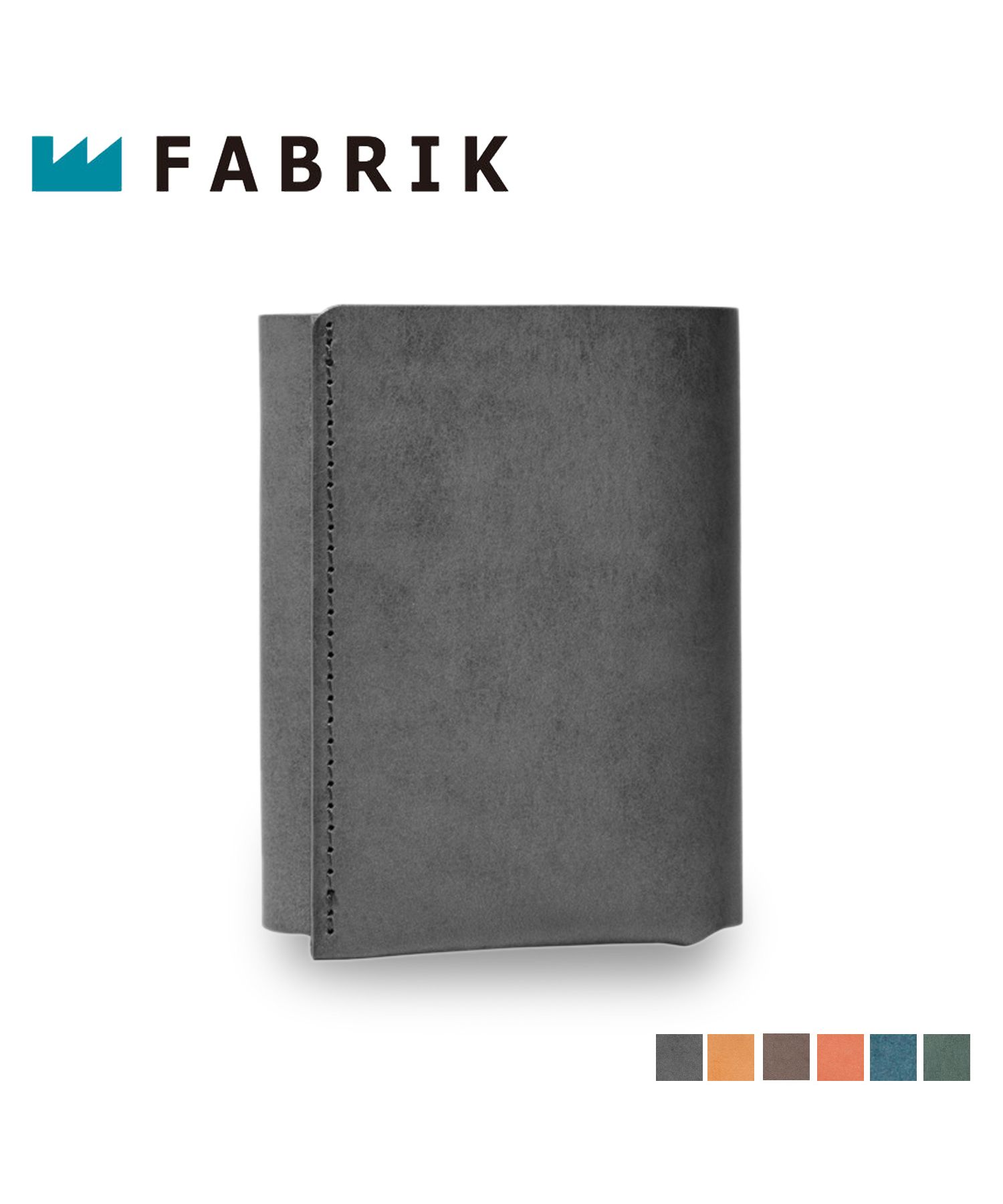 ファブリック FABRIK 三つ折り財布 メンズ レディース 本革 WALLET ブラック ブラウン レッド ブルー ダーク グリーン 黒  F13013(504266929) | ファブリック(FABRIK) - d fashion