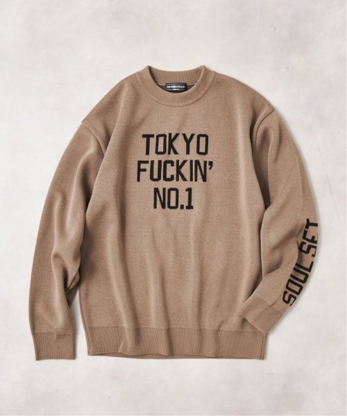 【TOKYO No.1 SOUL SET × EDIFICE】別注ジャカードニット