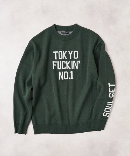 【TOKYO No.1 SOUL SET × EDIFICE】別注ジャカードニット
