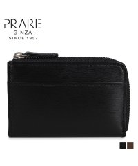 PRAIRIE GINZA/プレリーギンザ PRAIRIE GINZA 財布 小銭入れ コインケース メンズ 本革 L字ファスナー ボックス カーフ BOX CALF ブラック ブラウン /504266976