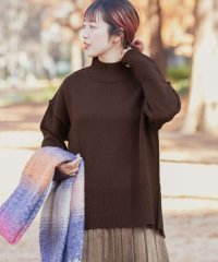 ITEMS URBAN RESEARCH/バックスリットハンドメイドニット/504273161