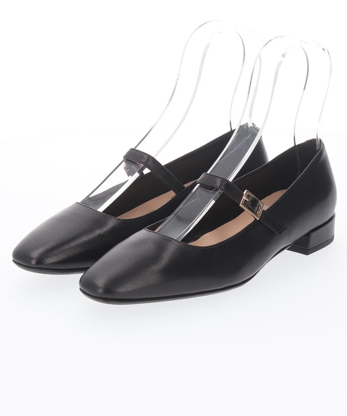 FABIO RUSCONI】スクエアトウワンストラップパンプス thetuxedoshoppe.com