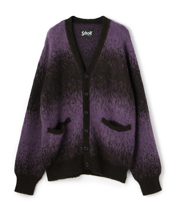 Needles 21AW モヘアカーディガン  parple chacoal