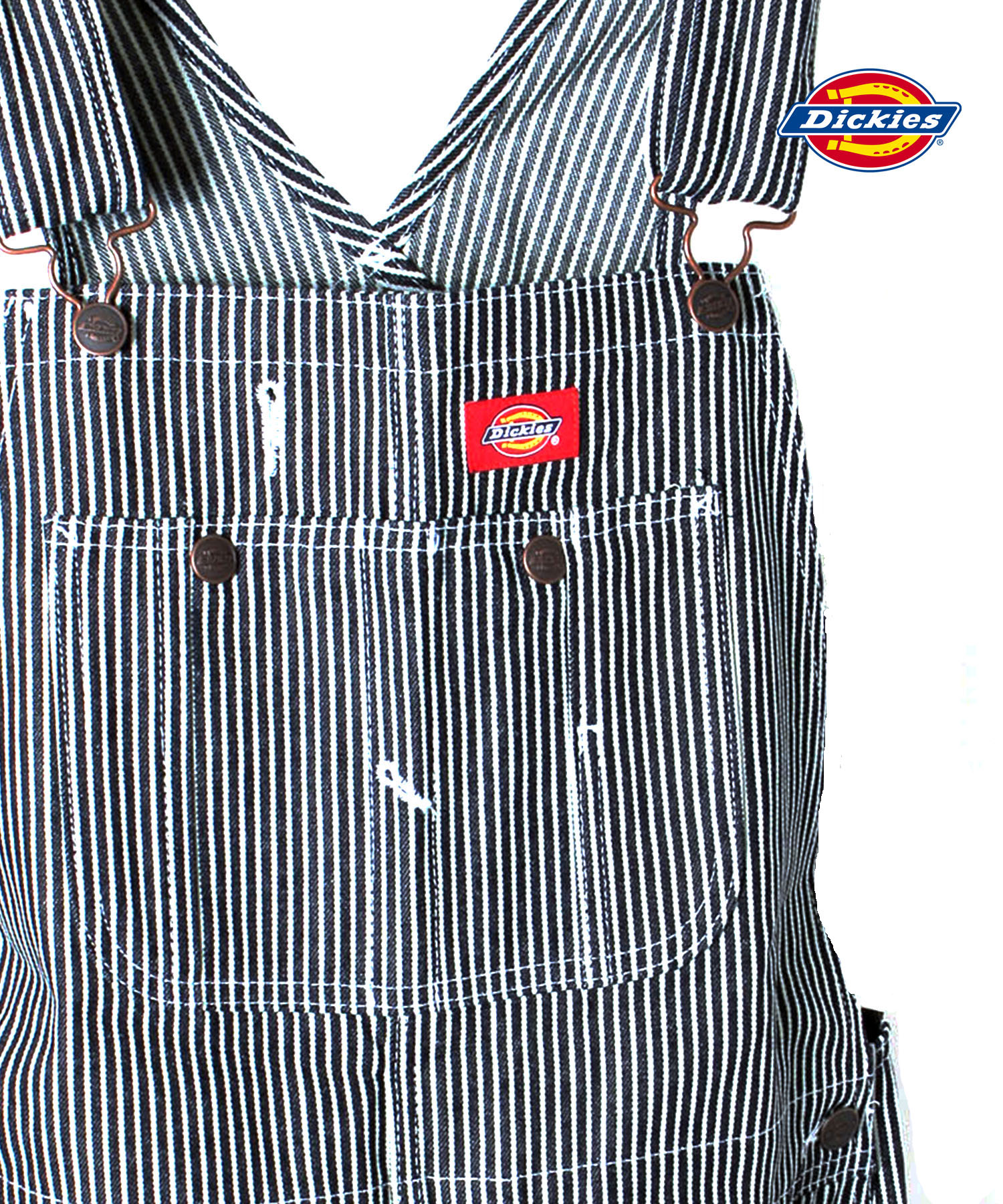 DICKIES/ディッキーズ ヒッコリーストライプオーバーオール(503967882 