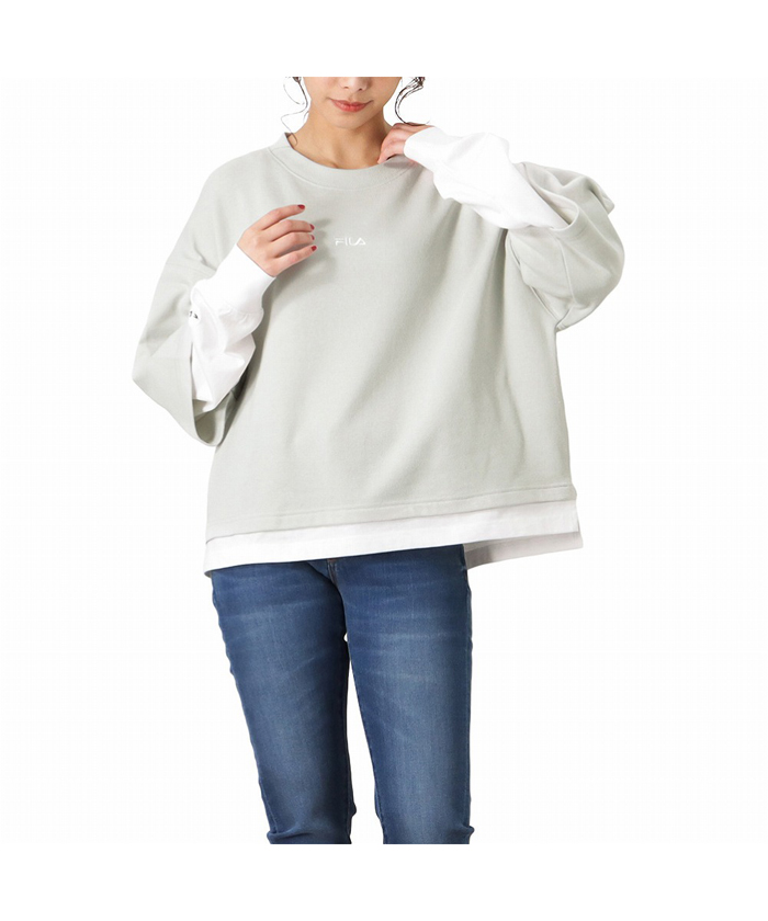Fila フィラ フェイクレイヤードトレーナー Fl1949 Mac House マックハウス スウェット ジャージ