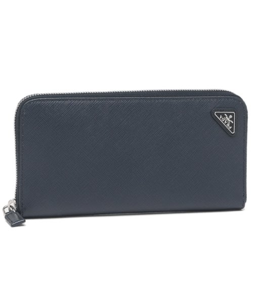 セール プラダ 長財布 サフィアーノ トライアングルロゴ ネイビー メンズ Prada 2ml317 Qhh F0216 プラダ Prada D Fashion