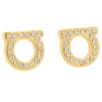 FERRAGAMO/フェラガモ FERRAGAMO ピアス アクセサリー FERRAGAMO 760123 696576 GANCINO ガンチーニ レディース CRYSTAL O/504441845