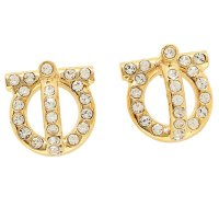 FERRAGAMO/フェラガモ FERRAGAMO ピアス アクセサリー レディース ガンチーニ GANCINO FERRAGAMO 760417 736294 ゴールド クリスタ/504441881