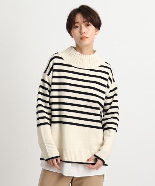 激安人気新品 Otonamuse12月号掲載商品佐田真由美さん着用 カシミヤ混ハイネックニットプルオーバー ニット セーター Www Comisariatolosandes Com