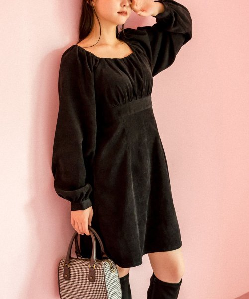 セール 胸ギャザーミニワンピース オリーブデオリーブ Olive Des Olive D Fashion