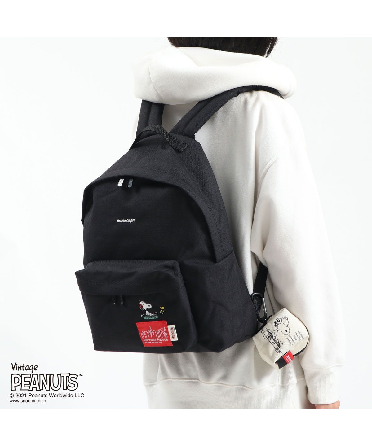 【美品】マンハッタンポーテージ スヌーピー 50周年記念モデル バックパック マンハッタンポーテージ×スヌーピー 50周年限定 コラボ リュック