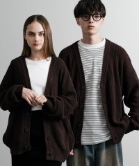 Rocky Monroe/ロッキーモンロー Rocky Monroe ニットカーディガン メンズ レディース セーター 片畦編み ハイバルキー ウォッシャブル 羽織り ライトアウター オ/504350788