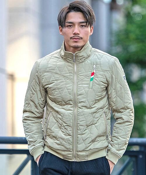 VIOLA タフタ中綿入りフルジップ長袖キルトジャケット メンズ アウター ブルゾン ハイネック スタンドカラー フルジップ タフタ キルティング 軽量 防寒 (504448519) | ヴィオラ(VIOLA) - d fashion VIOLA タフタ中綿入りフルジップ長袖キルトジャケット メンズ アウター ブルゾン ハイネック スタンドカラー フルジップ タフタ キルティング 軽量 防寒 (504448519) | ヴィオラ(VIOLA) - d fashion