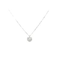 Gems by K/1.5ct天然ダイヤモンド プチペンダント 【Gems by K】Platinum 1.5ct Diamond Pendant Necklace/504403706